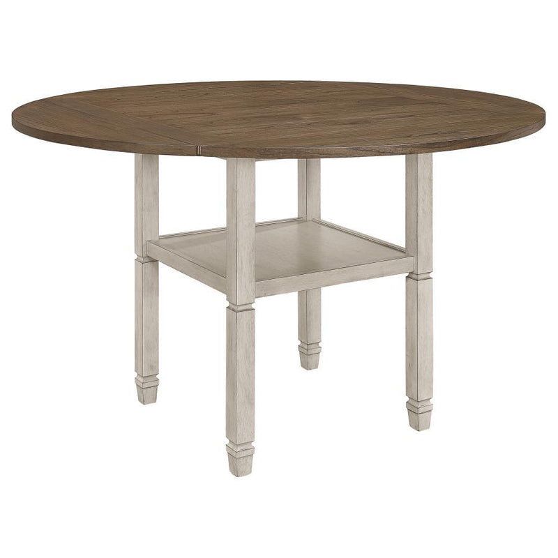 Sarasota - Extension Counter Dining Table - Rustic Cream - Atlantic Fine Furniture Inc