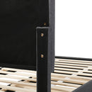 Upholstered Design Platform Bed With Trundle