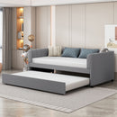 Upholstered Daybed With Ergonomic Design Backrest