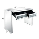 Noralie - Accent Table - Pearl Silver - 32" - Atlantic Fine Furniture Inc