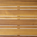 Brava - X Back 2 Seater Sectional Loveseat With Coffee Table