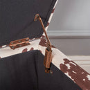Storage Ottoman - Brown Multi