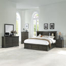 Louis Philippe III - Bed w/Storage - Atlantic Fine Furniture Inc