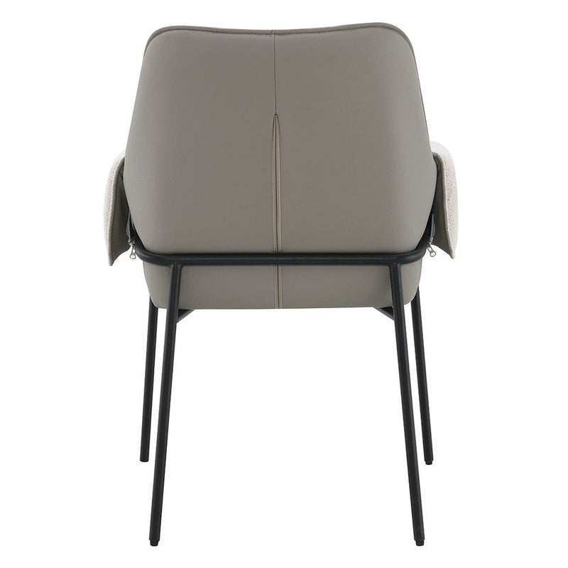 Jirina - Arm Chair (Set of 2) - Beige Chenille