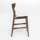 Elegant Counter Height Chair With Cushioned Seat