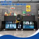 Rolling Metal Tool Storage Cabinet, Lockable Garage Storage Cabinet, Locking Metal Storage Cabinet With Wheels, Rolling Tool Chest, Assembly Required - Black