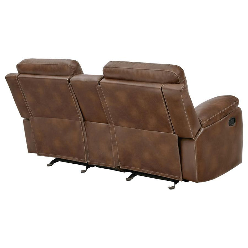 Damiano - Reclining Loveseat - Light Brown