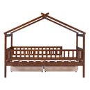 House Bed With 2 Drawers