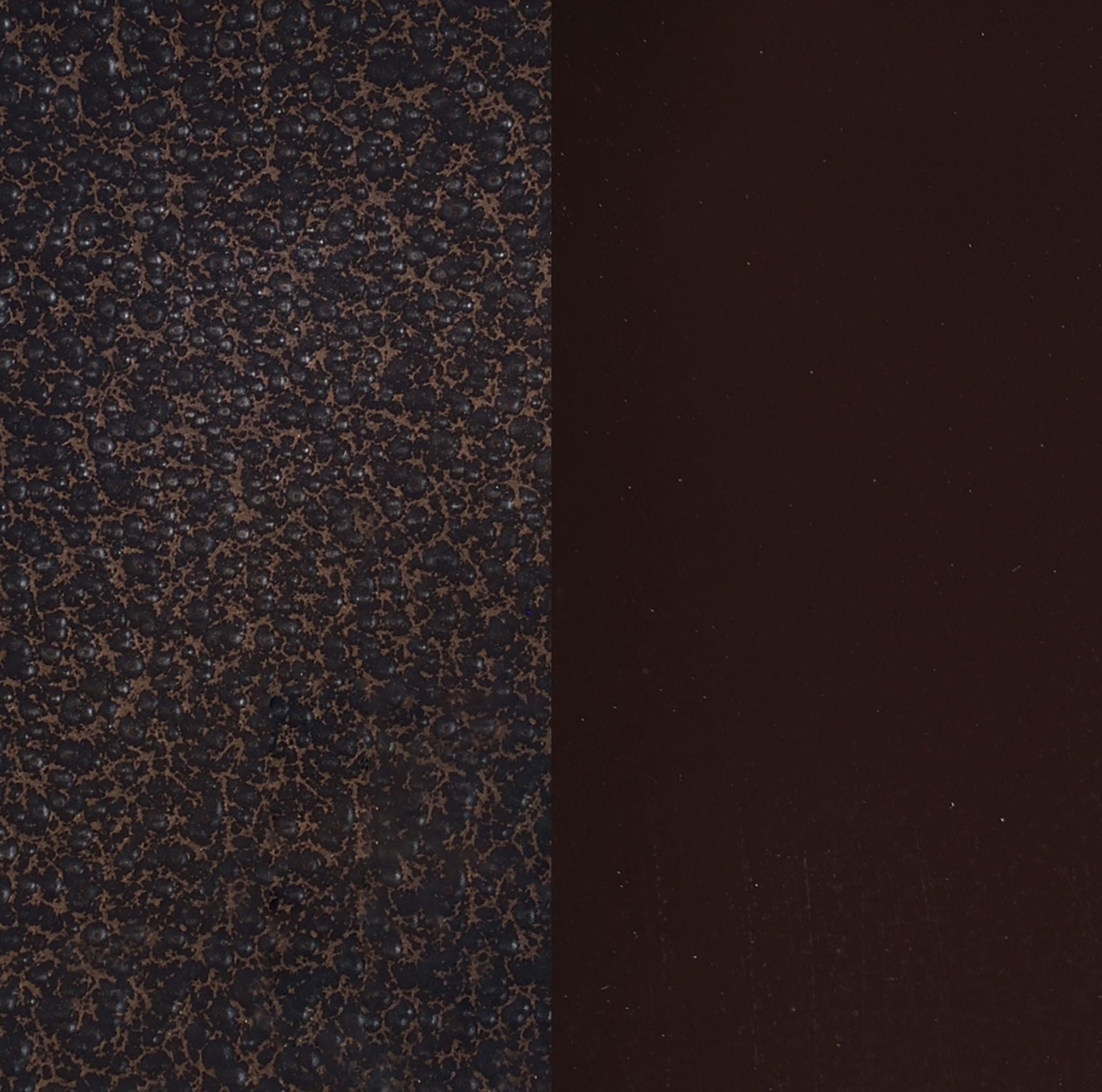 Poppy 74-inch 4-shelf Corner Bookshelf Copper and Cappuccino