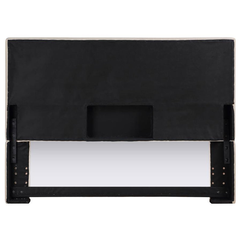 Kosmo - Upholstered King Panel Headboard - Sand