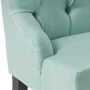 Nicole - French Style Upholstered Loveseat With Tufted Backrest