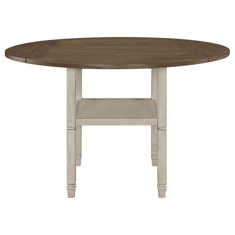 Sarasota - Extension Counter Dining Table - Rustic Cream - Atlantic Fine Furniture Inc