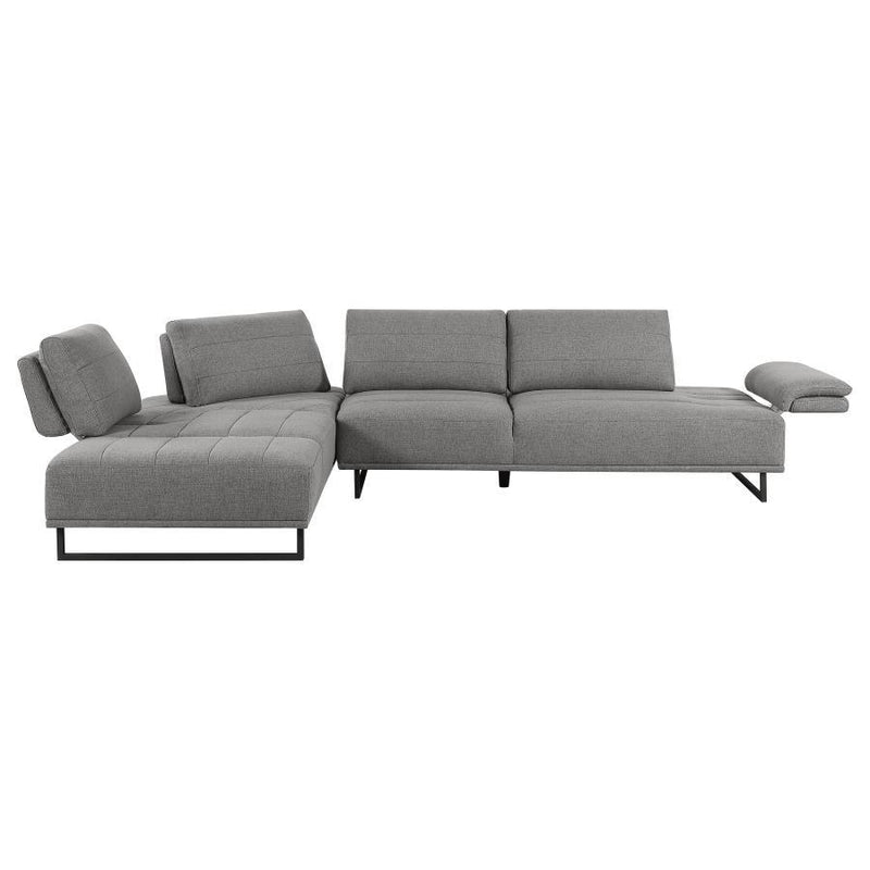 Arden - 2 Piece Adjustable Back Sectional - Taupe
