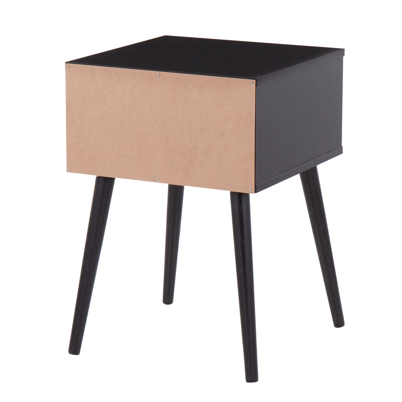 Bora Bora - Contemporary Side Table - Black