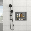 Modern Stainless Steel Shower Niche Double Shelf For Bathroom