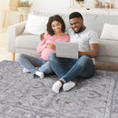 Marfi - 8' X 10' Oriental Area Rug - Ivory / Gray