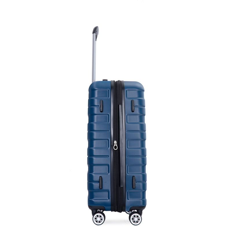 Luggage Set Of 5 Pieces, Expandable Hard Pc Luggage Set With Tsa Lock For Rotating Wheels