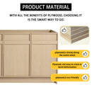 Freestanding Bathroom Vanity With Resin Sink & Soft Close Cabinet Doors