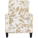 Push Back Upholstered Recliner Armchair