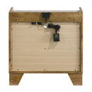 Garcia - Nightstand With LED - Light Brown