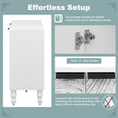 Modern TV Stand With 2 Spacious Storage Space And Anti-Tip Device