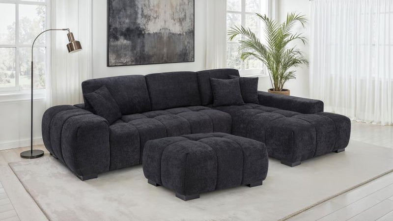 Octavia - Fabric Rectangular Upholstered Ottoman