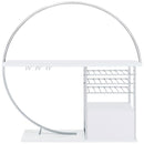 Risley - 2-Door Circular LED Home Bar With Wine Storage