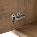 Floating Bathroom Vanity With Resin Sink And Soft Close Doors