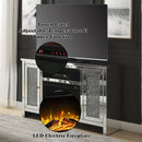 Noralie - TV Stand w/Fireplace - Atlantic Fine Furniture Inc