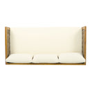 Claremont - 3 Seater Daybed Teak Acacia Wood Water Resistant Cushions