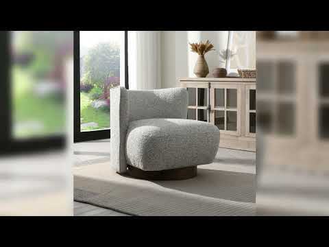 Livia - Accent Chair - Brown & Gray Tweed