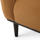Sway - Upholstered Loveseat With Wood Legs And Round Arms