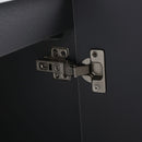 Contemporary Wall Mounted Bathroom Vanity With Resin Double Sink