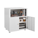 Home Office Printer Stand With Wheels And File Cabinet