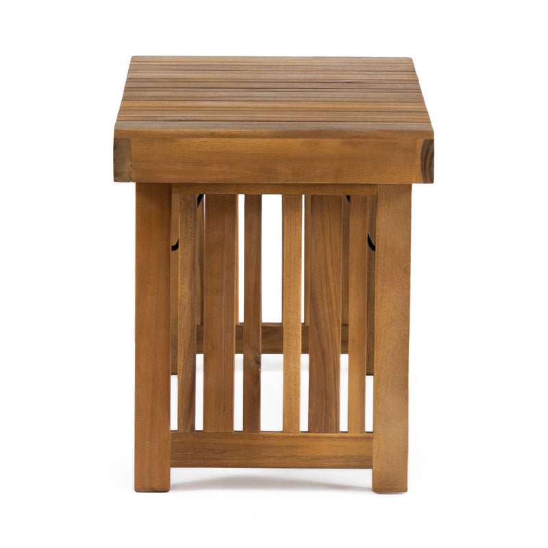 Temptation - Outdoor Foldable Side Table With Slat Design