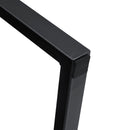 Classic Leather And Metal Frame Sofa, Ergonomically Designed, A Perfect Blend Of Modern And Industrial Styles