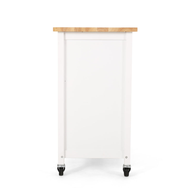 Contemporary Design Kitchen Cart With Wheels