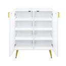 Gaines - High Gloss Console Cabinet - White