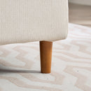 Wide Modern Double Sided Upholstered Chaise Lounge