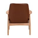 Mid-Century Modern Accent Armchair With High Back