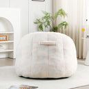 Beanbag Chair, Beanbag Sofa Chair With Armrests Stuffed High Density Foam
