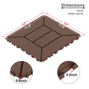 New Style Patio Diy Module Interlocking Decking Tiles, Floor Outdoor And Indoor, Easy And Quick Installation