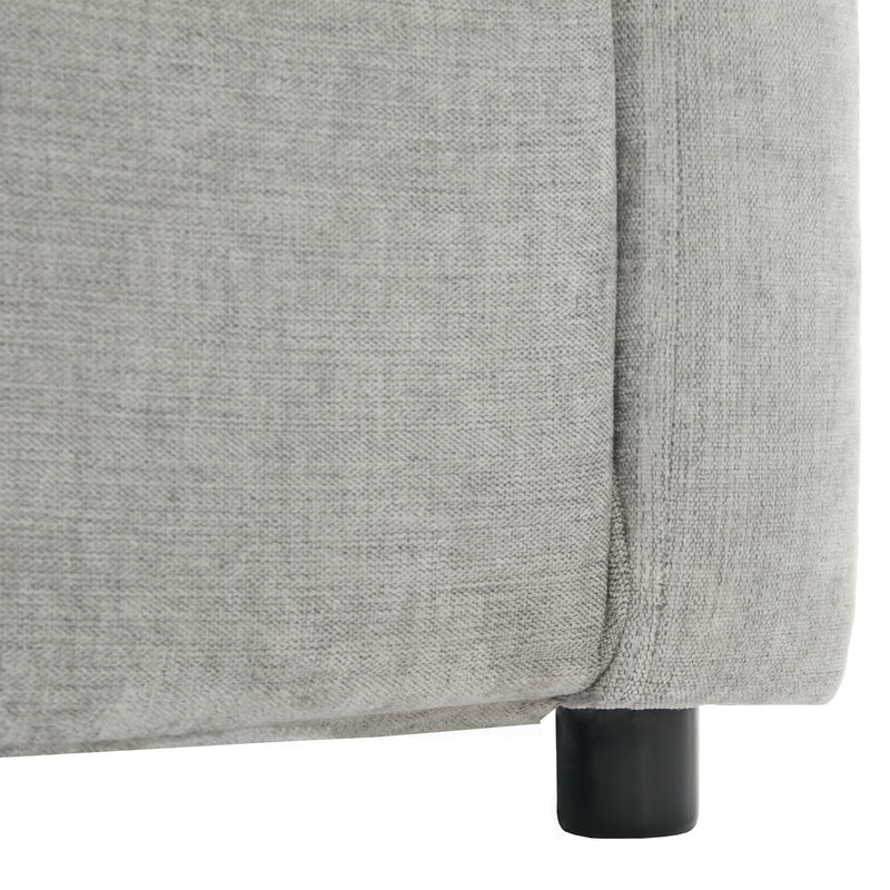 Cozy Upholstered Plush Cushion Armchair For Living Room