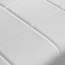 Modern Upholstery Accent Loveseat Sofa For Living Room 2 Seater With Golden Metal Arms