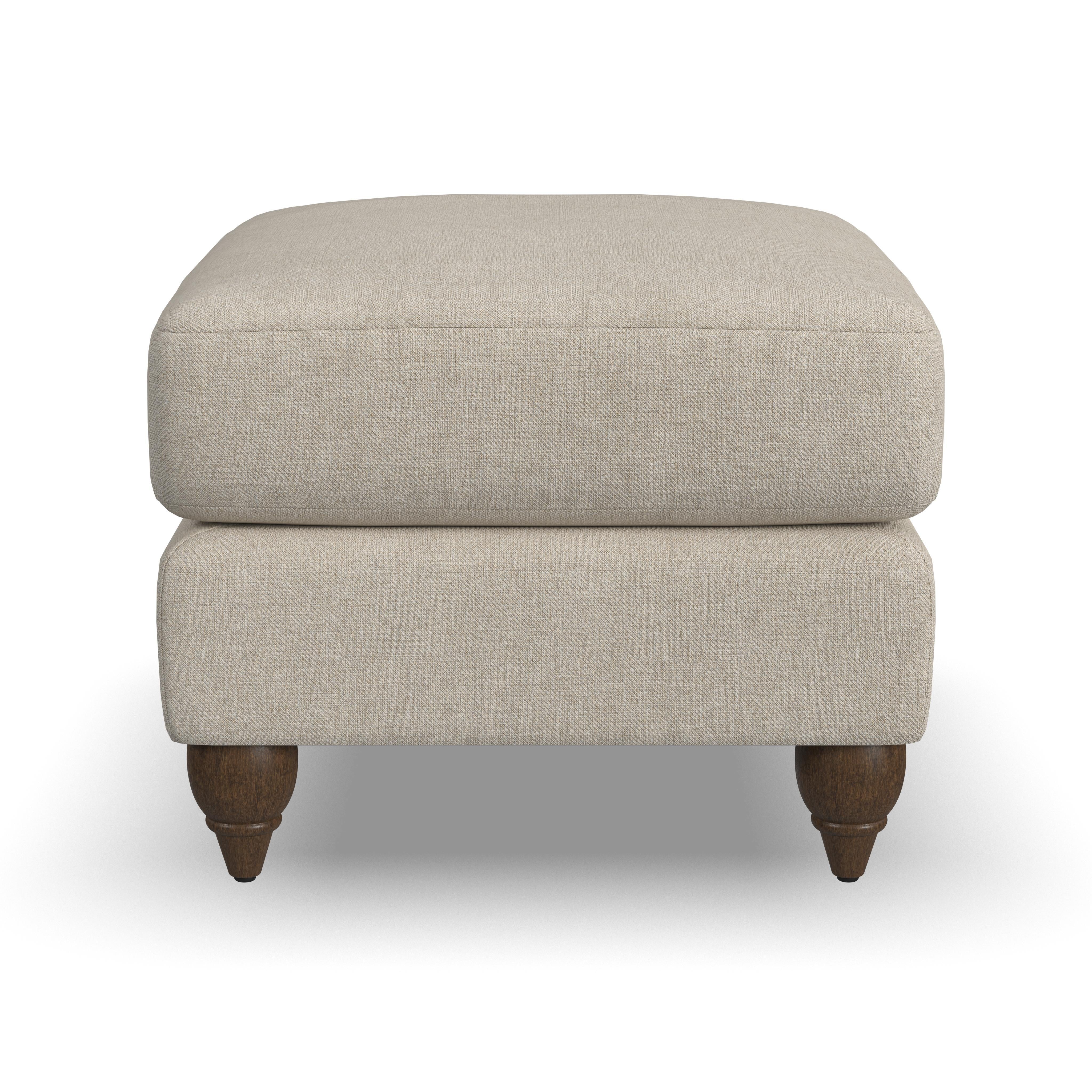 Stella - Ottoman - Light Gray - Atlantic Fine Furniture Inc