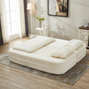 Multi Functional Sectional Sofa Bed With Independent Chaise Lounge And Functional Blanket