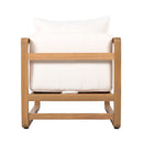 Outdoor Lounge Chair With Oversized Cushion (Set of 2) - Acacia Wood