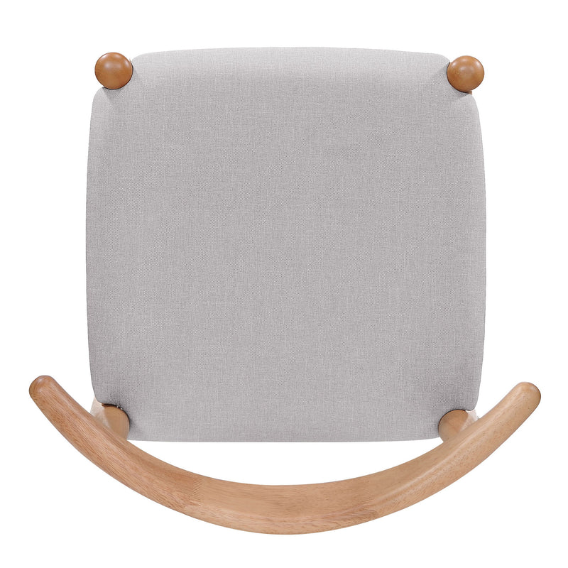 Candescent - Dining Chair With Curved Back And Wood Frame (Set of 2)