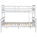 Bunk Bed With Ladder And Safety Guardrail