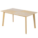 Rustic Farmhouse Dining Room Rectangular Table With 4 Upholstered Chairs And Bench